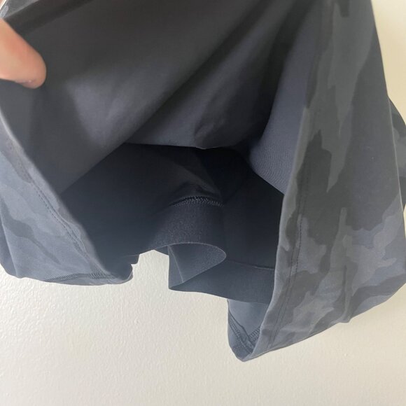 Athleta Athletic Conscious Crop Sports Bra Tank Camo Grey Black Women’s Sz 2x - Picture 5 of 8